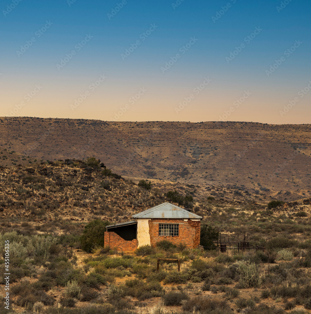 Rustic house in karoo desert in South Africa Rustic house in karoo desert in South Africa