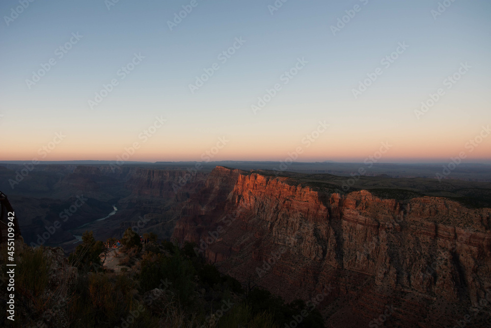 sunset over Grand Canyon