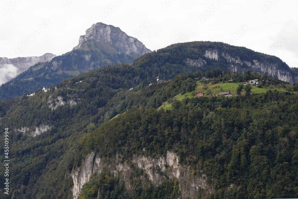 Obraz premium Alps mountain landscape in Switzerland
