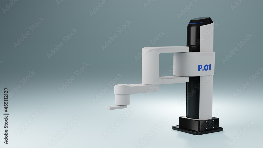 robotic arm 3d Model on white background. Mechanical hand. Industrial robot manipulator. Modern industrial technology.3D render. robotic arm 3d Model on white background. Mechanical hand. Industrial robot manipulator. Modern industrial technology.3D render.