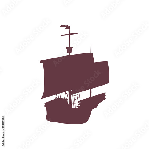 columbus caravel brown silhouette