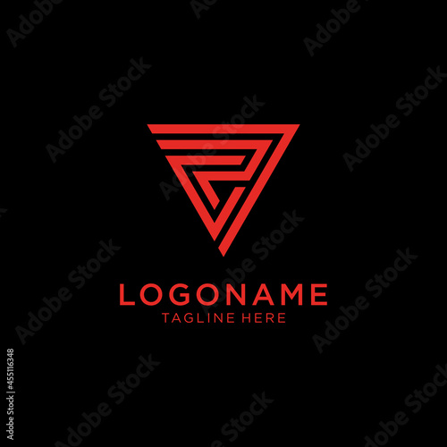 Free Download letters c r 7. logo vector design red. - GFXLoad