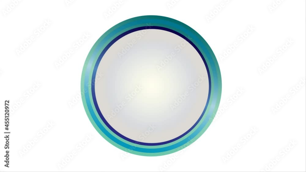 A rotating blue circle with a sparkling light A rotating blue circle with a sparkling light