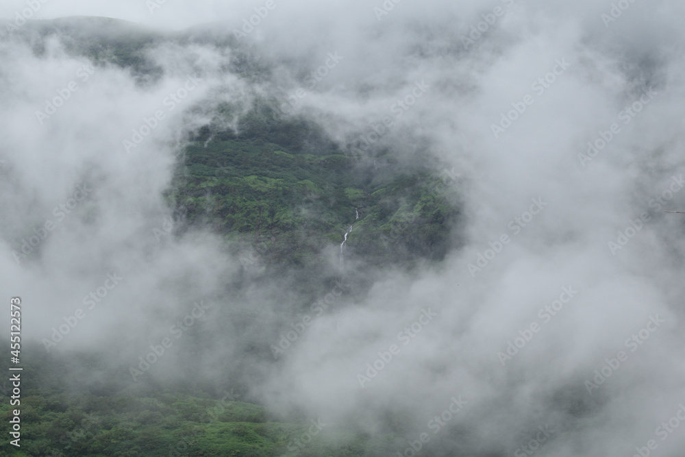 fog in the mountains