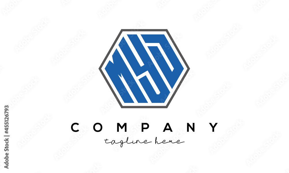 letters MYD creative polygon logo victor template - obrazy, fototapety, plakaty 