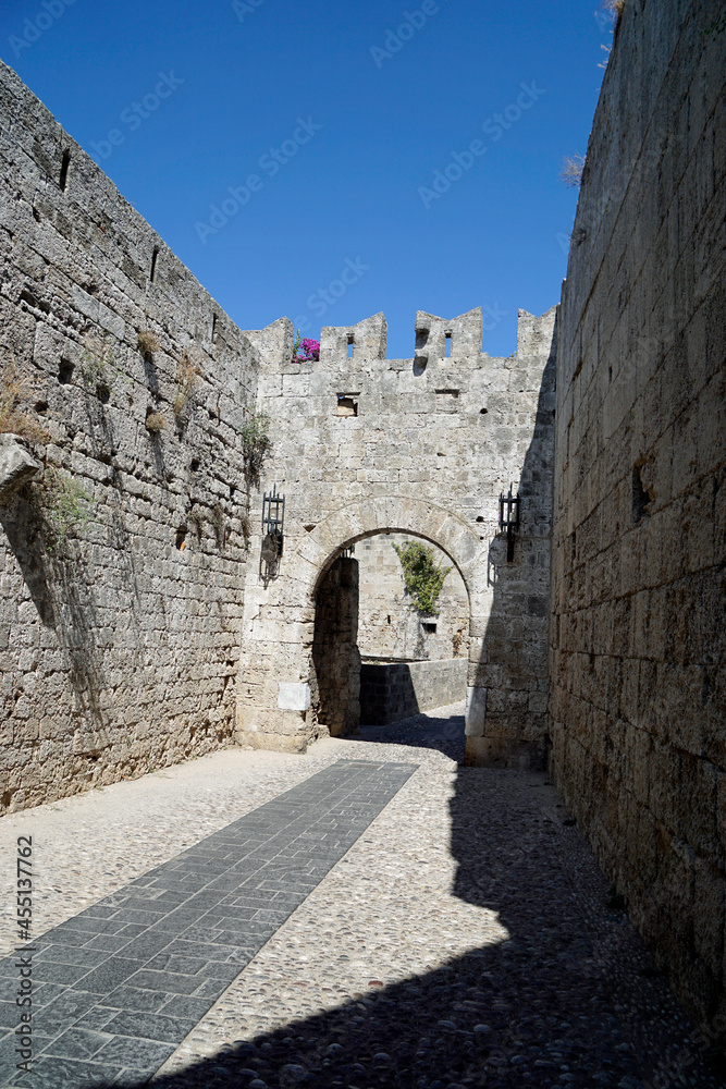 old fortress in rhodes oldtown