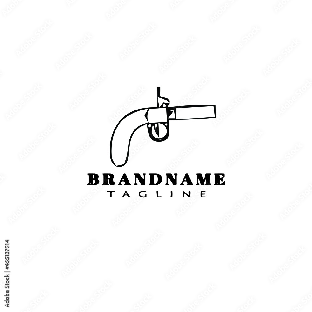 gun design logo template icon vector illustration gun design logo template icon vector illustration
