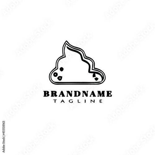 dung logo icon cartoon design template illustration