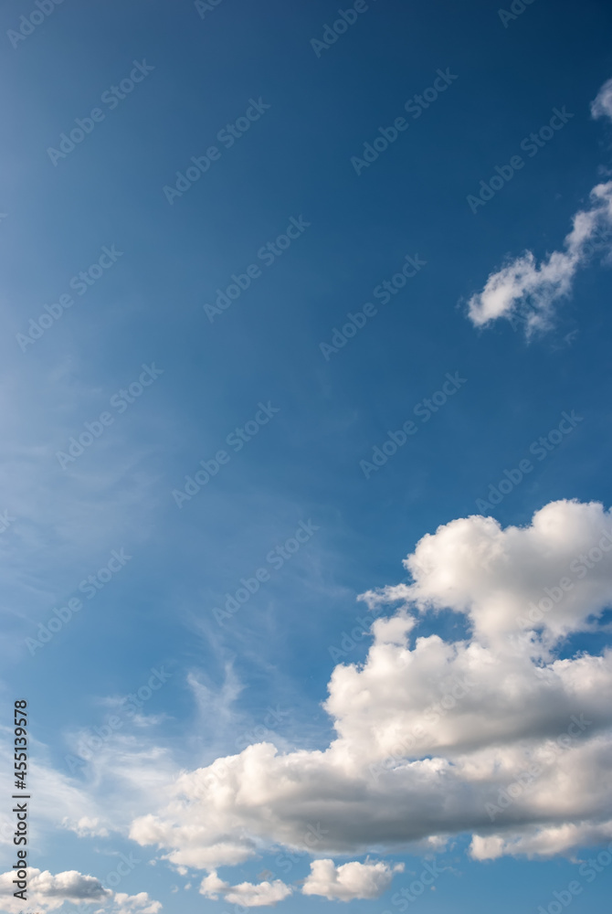 Beautiful white clouds in the blue sky. Beautiful white clouds in the blue sky.
