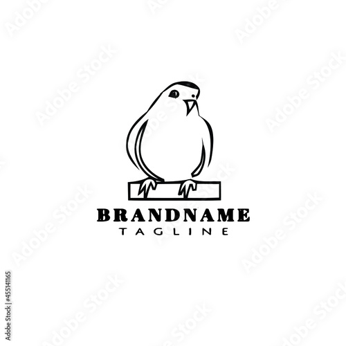 bird logo icon design template illustration