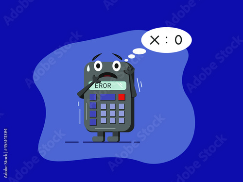 The calculator doesn't understand