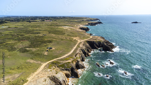 Photo by Drone in france Beach of Saint pierre Quiberon France