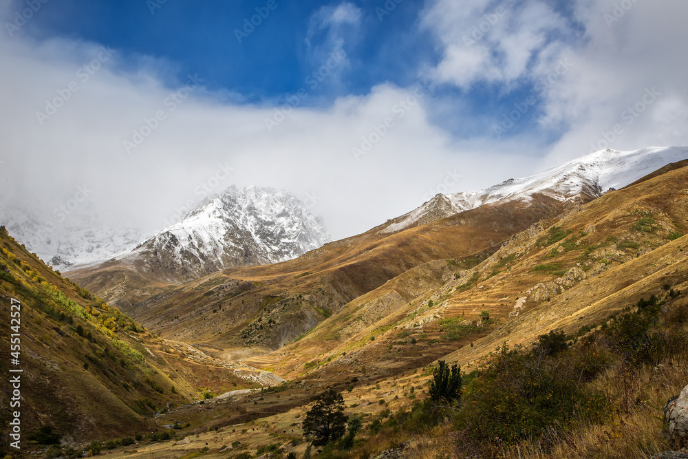 Mountain villages at the foot of the Southern Kaçkars Mountain villages at the foot of the Southern Kaçkars