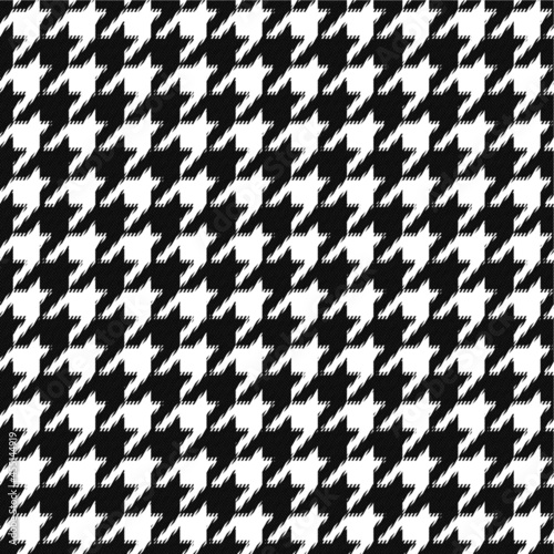 striped houndstooth design.