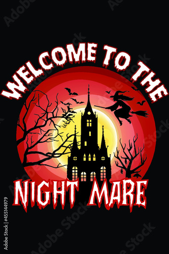 Halloween t shirt typography vector tshirt design