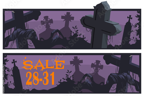 Clipart for holiday halloween. Illustration for internet and mobile website.