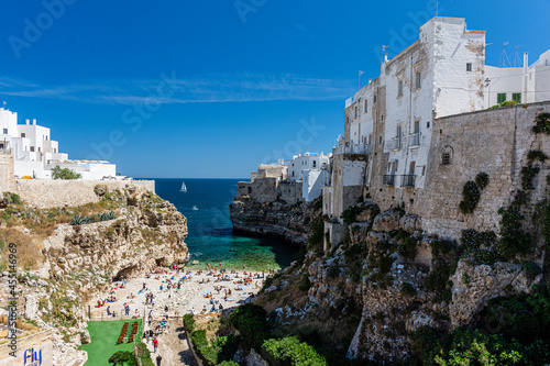 Puglia - La bellissima spiaggetta di Polignano a Mare