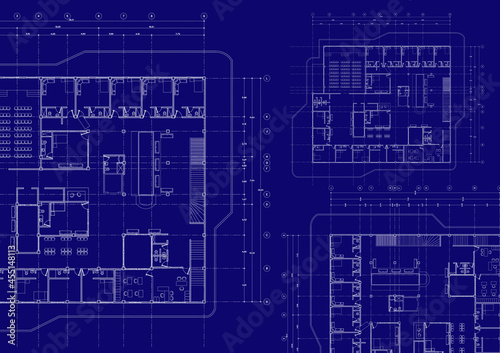Write a blueprint hospital architecture for building.