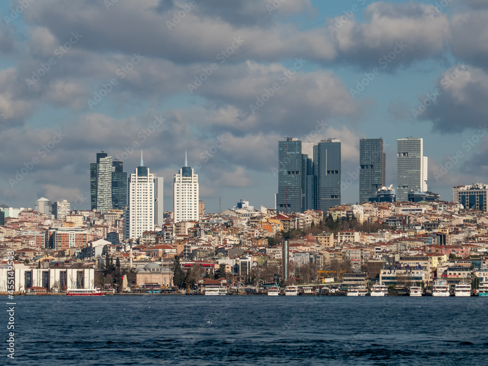 Besiktas coastline, the European side of Istanbul.TURKEY