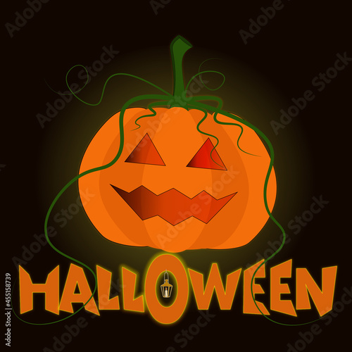 halloween pumpkin vector
