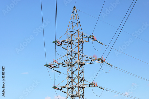 high voltage power lines	