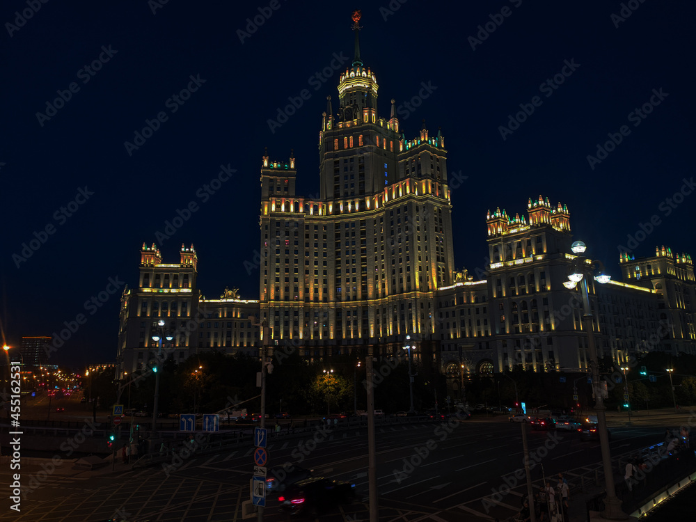skyscraper in the Stalinist Empire style