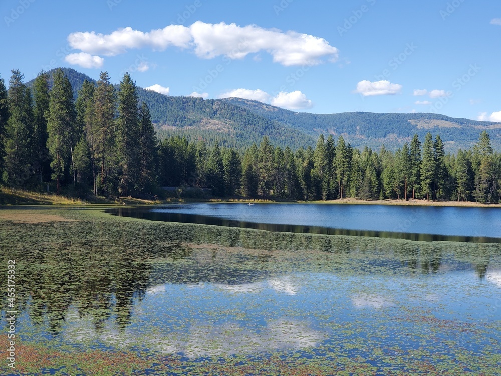 Fototapeta premium Muskrat Lake, Idaho