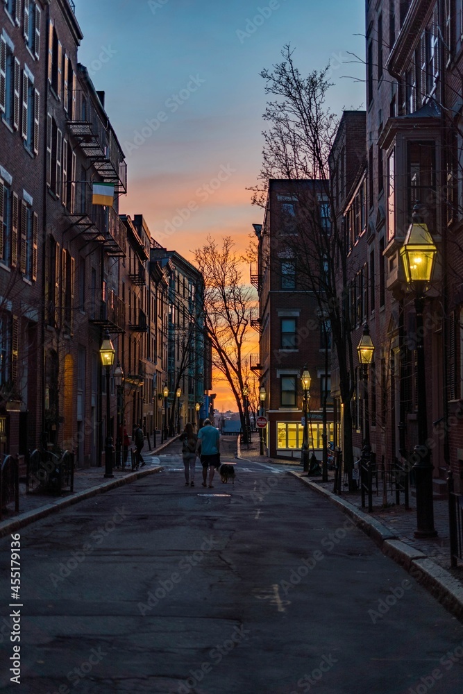 Sunset in Beacon Hill