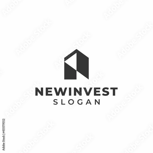 Free Download real estate logo,letter N,home icon vector - GFXLoad