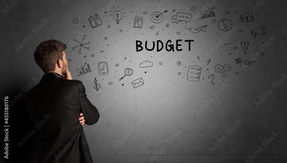 businessman drawing a creative idea sketch businessman drawing a creative idea sketch