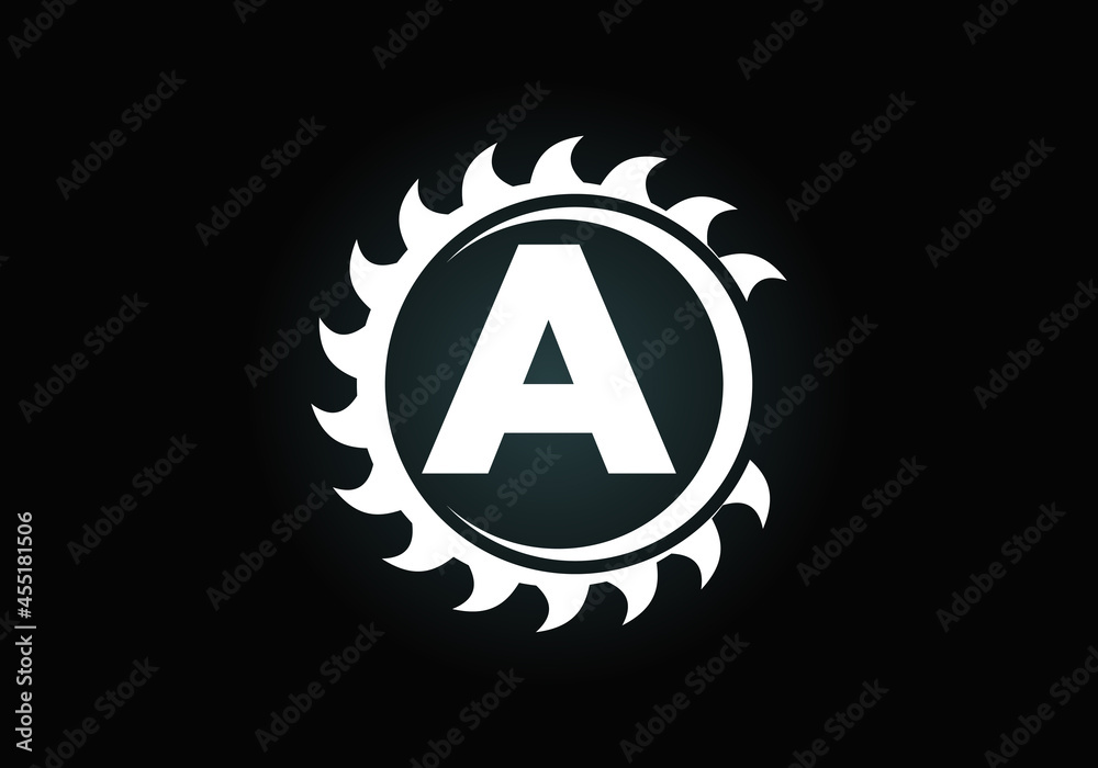 Initial B monogram alphabet with the saw blade. Carpentry, woodworking logo design. Font emblem. Modern vector logo for sawmill business and company identity Initial B monogram alphabet with the saw blade. Carpentry, woodworking logo design. Font emblem. Modern vector logo for sawmill business and company identity