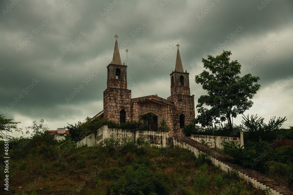 Rustic rural church in mocorito sinaloa magical town adventure and history