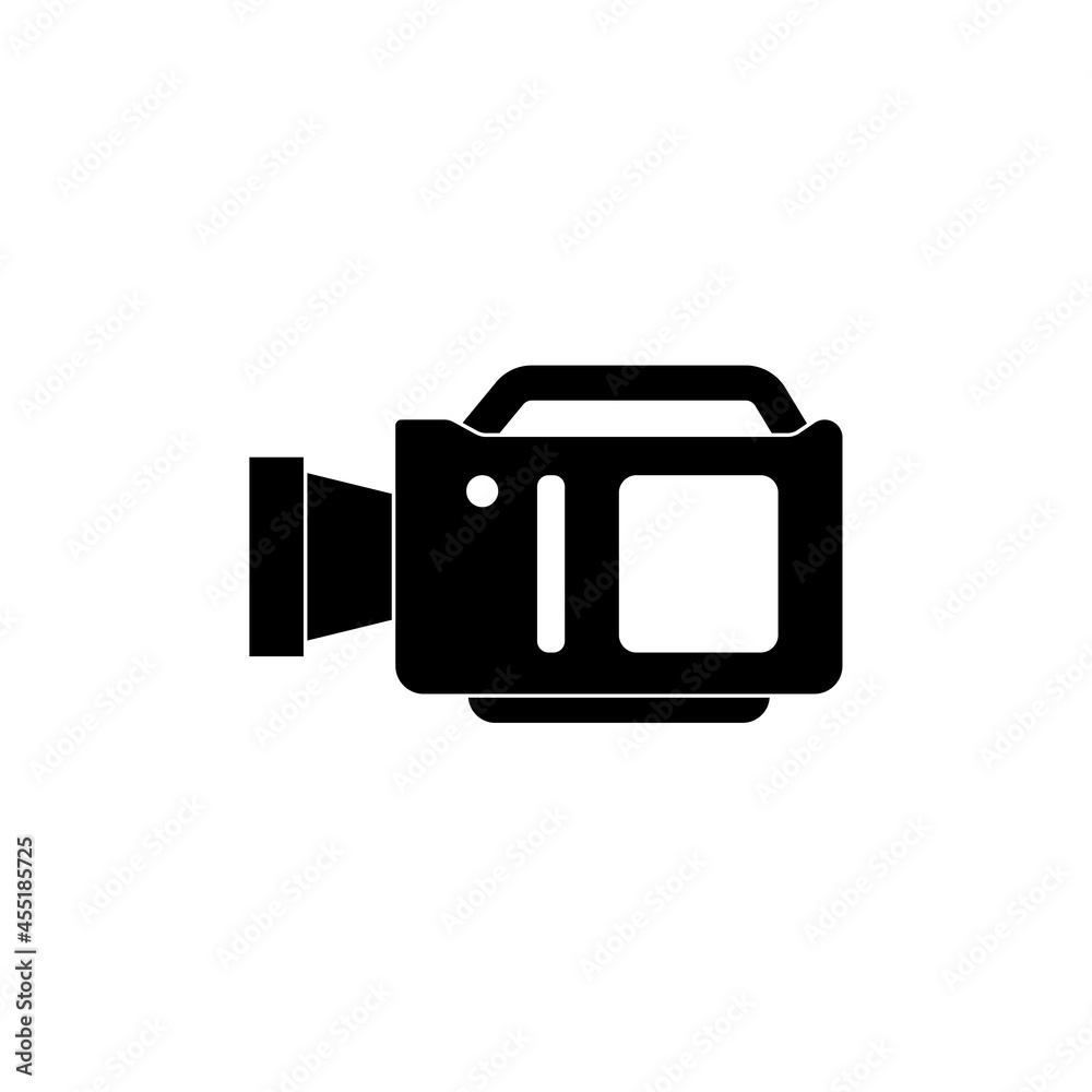 Camcorder icon design template illustration isolated Camcorder icon design template illustration isolated