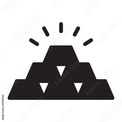 Ingots glyph icon