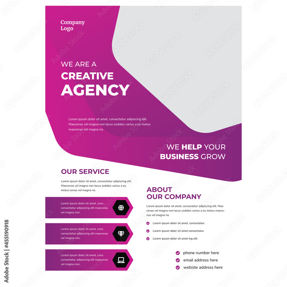Service Business Flyer Template