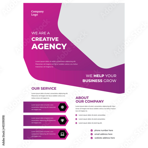 Service Business Flyer Template (ID: 455190918)