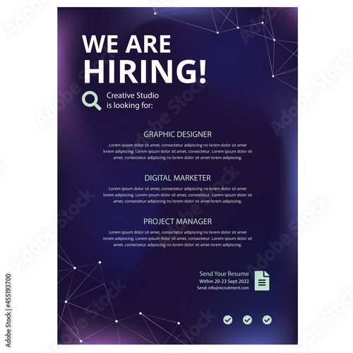 Scientist Recruitment Flyer Template