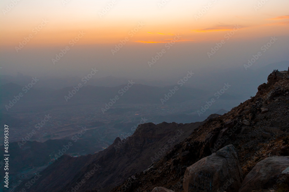 mountain sunset