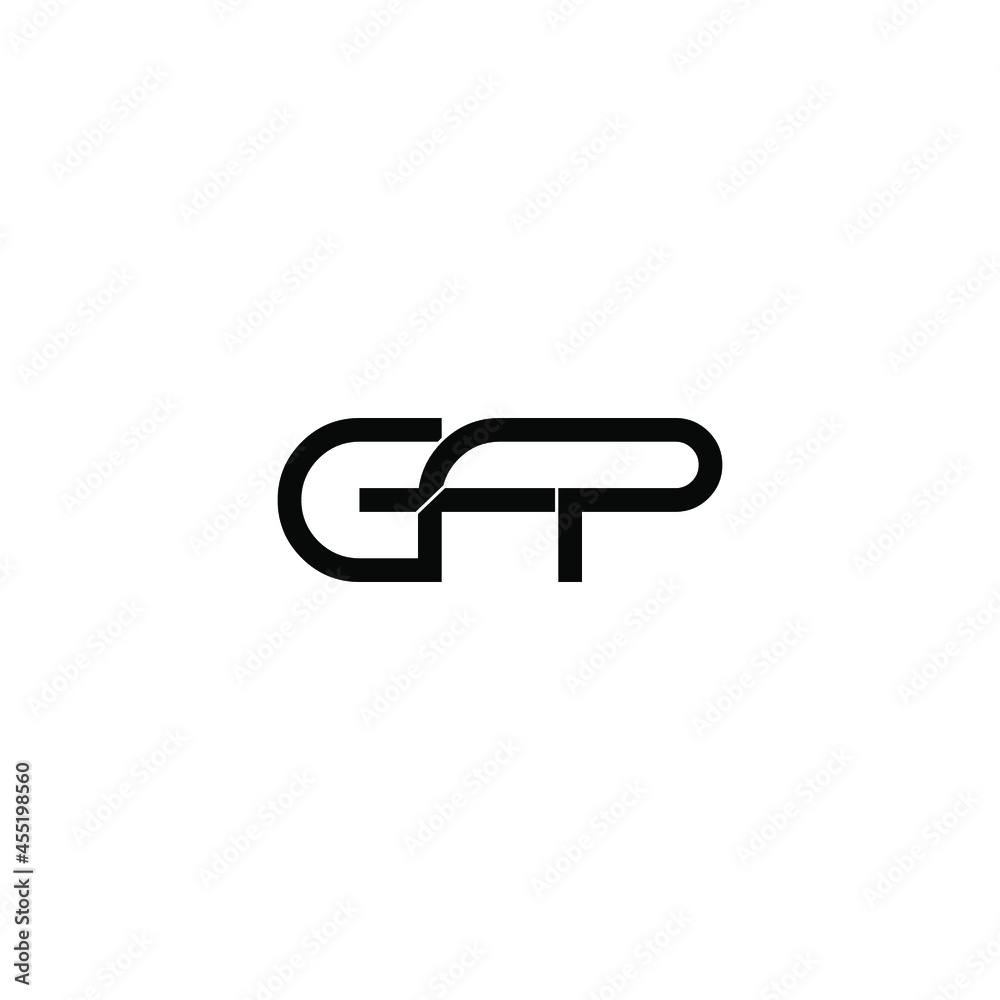 gfp initial letter monogram logo design gfp initial letter monogram logo design