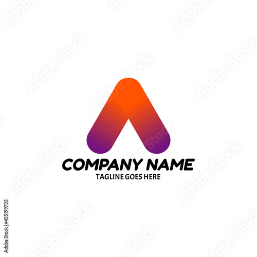 Free Download Flat logo simple presentation colorful side template company name - GFXLoad
