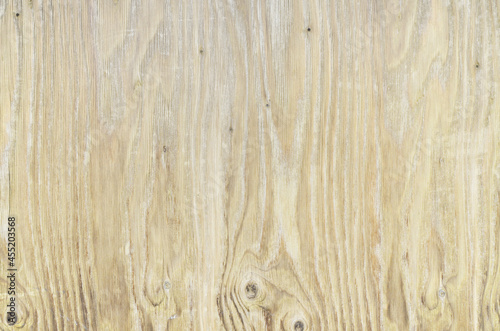 Veneer plywood texture background. Old weathered yellow plywood texture background.