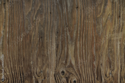 Veneer plywood texture background. Old weathered brown plywood texture background.