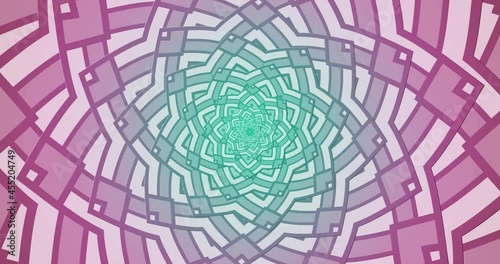 Background Loop Spinning Mandala Fractal psychedelic