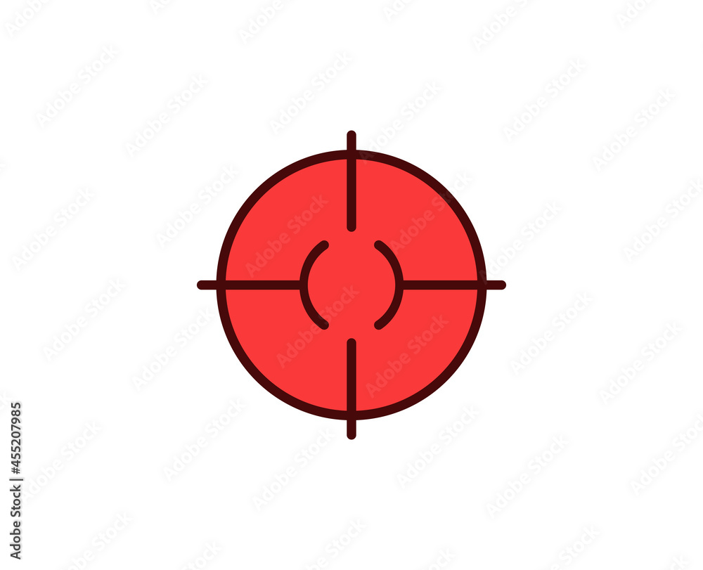 Target premium line icon. Simple high quality pictogram. Modern outline style icons. Stroke vector illustration on a white background. Target premium line icon. Simple high quality pictogram. Modern outline style icons. Stroke vector illustration on a white background.