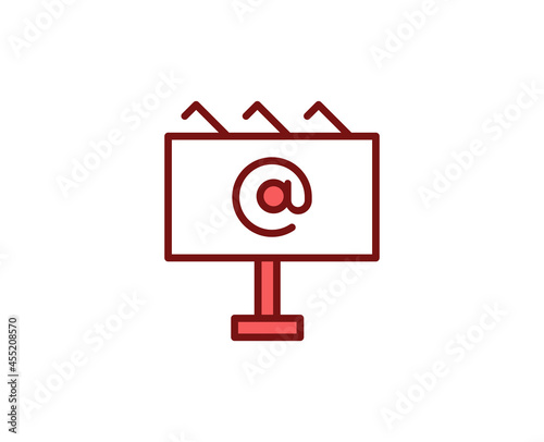 E-mail premium line icon. Simple high quality pictogram. Modern outline style icons. Stroke vector illustration on a white background. 