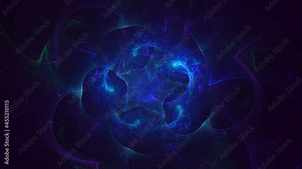 3D rendering abstract round light background 3D rendering abstract round light background