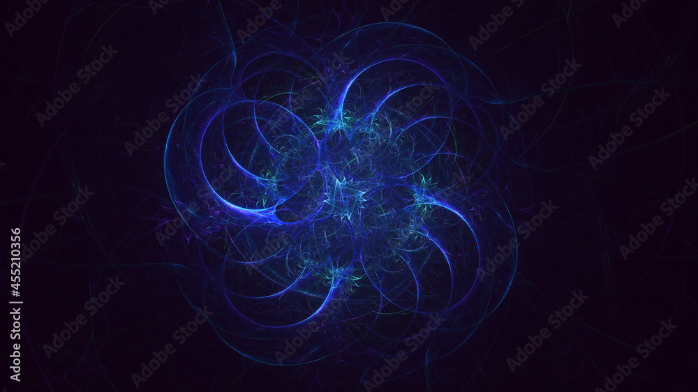 3D rendering abstract round light background 3D rendering abstract round light background