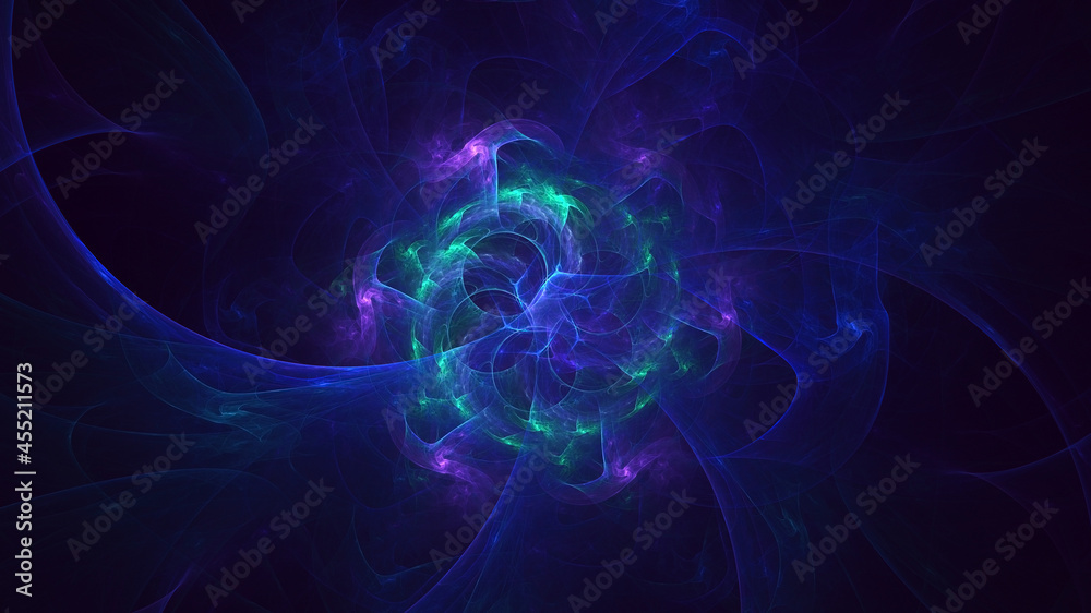 3D rendering abstract round light background 3D rendering abstract round light background