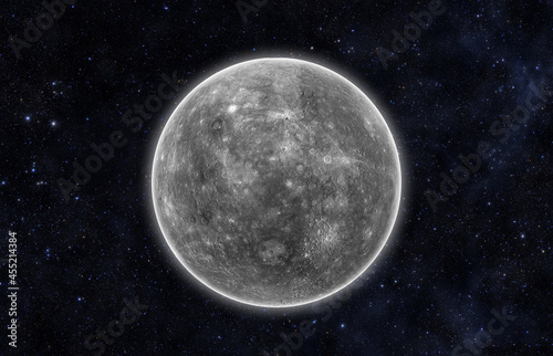 Mercury - Elements of this Image Furnished by NASA