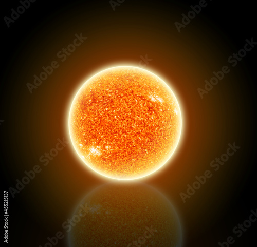 Sun - Elements of this Image Furnished by NASA